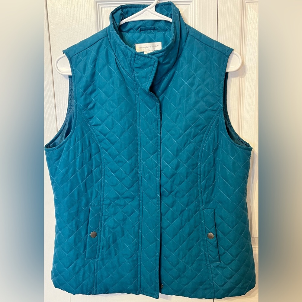 Christopher & Banks quilted vest. Size Medium